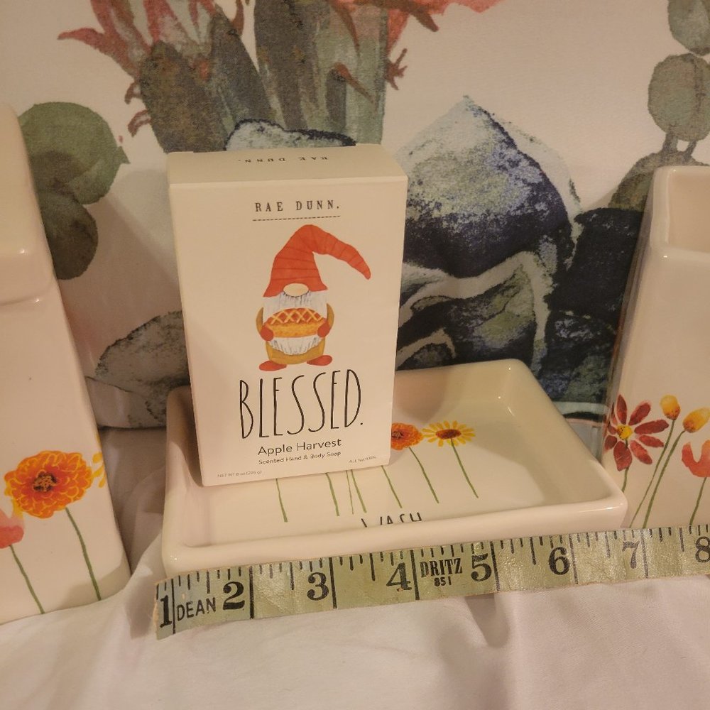 NEW Rae Dunn Fall Bloom Bathroom Collection